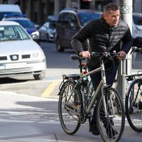 Mikel Urdangarin en una comida con Iñaki Urdangarin en Vitoria