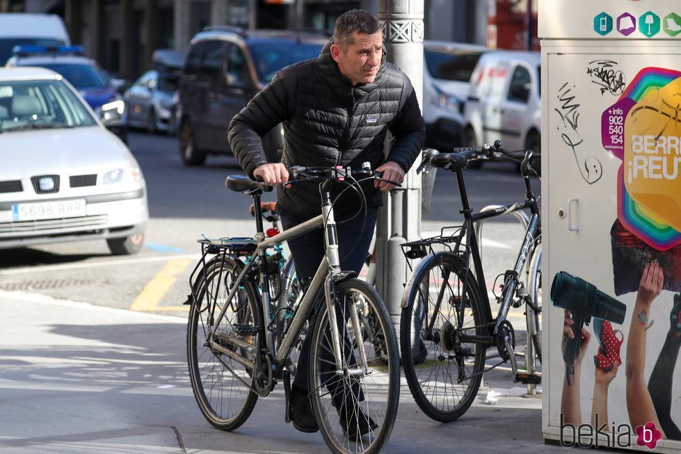 Mikel Urdangarin en una comida con Iñaki Urdangarin en Vitoria