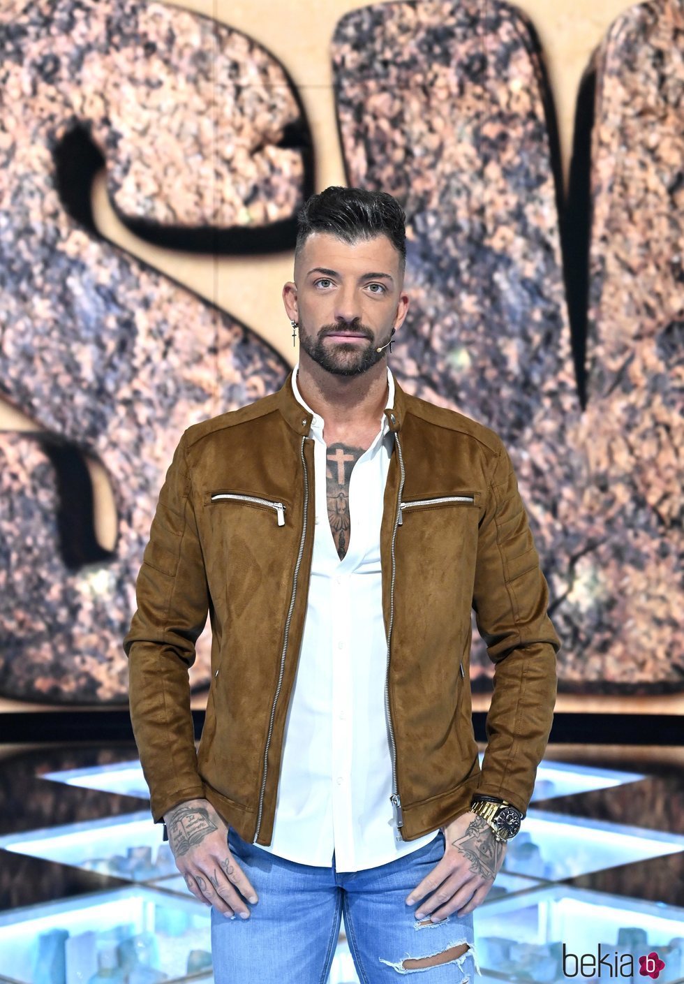 Rubén Sánchez en la primera gala de 'Tierra de nadie' de 'Supervivientes 2020'