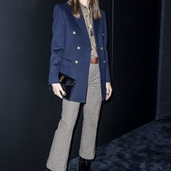 Carlota Casiraghi en la presentación de la colección otoño/invierno 2020/2021 de SaintLaurent en la Paris Fashion Week