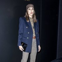 Carlota Casiraghi en la presentación de la colección otoño/invierno 2020/2021 de SaintLaurent en la Paris Fashion Week