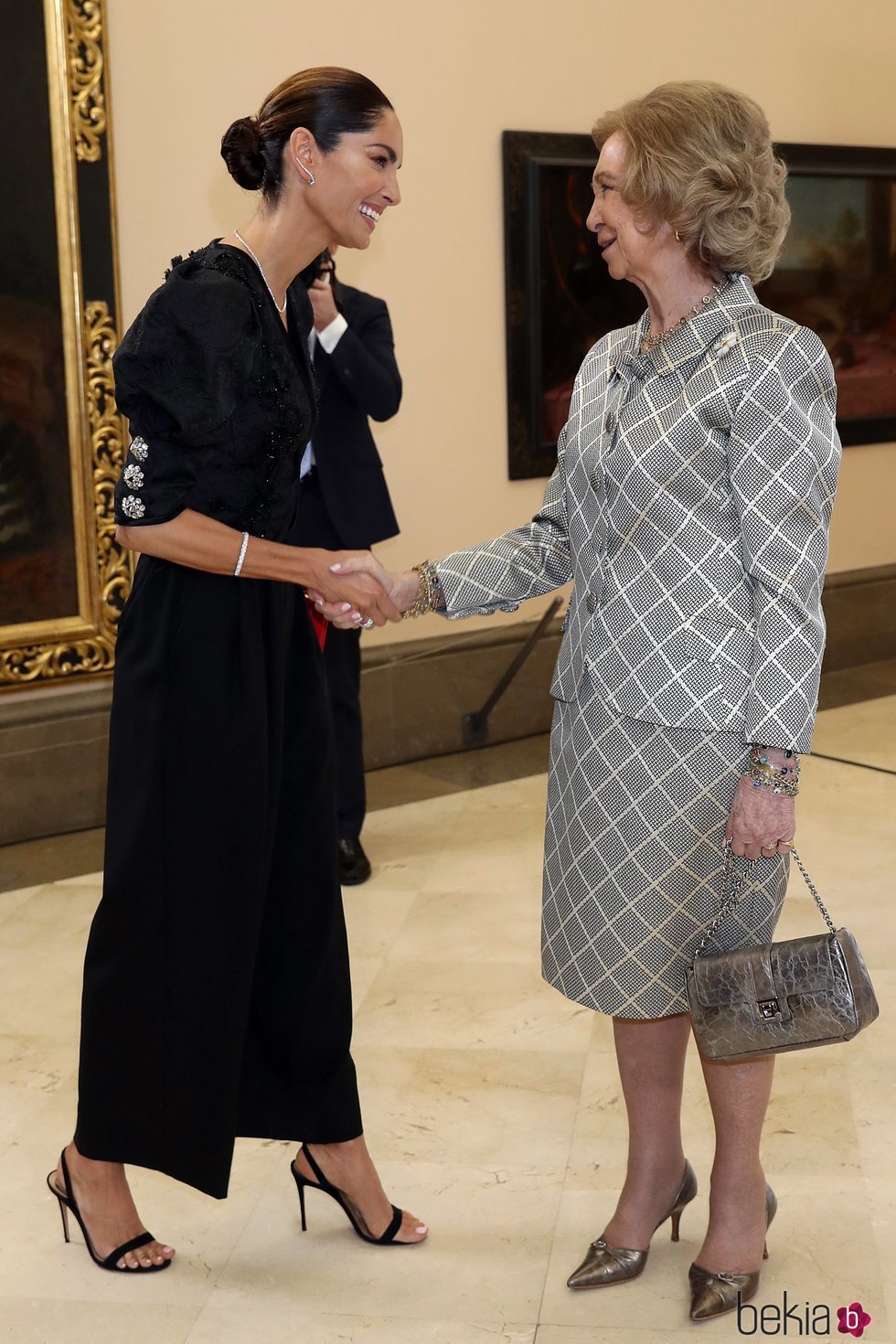 La Reina Sofía y Eugenia Silva en los Premios Iberoamericanos de Mecenazgo de la Fundación Callia