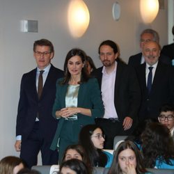 La Reina Letizia y Pablo Iglesias en los premios Princesa de Girona