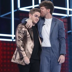 Gèrard y Jesús tras conocer su nominación en la gala 7 de 'OT 2020'