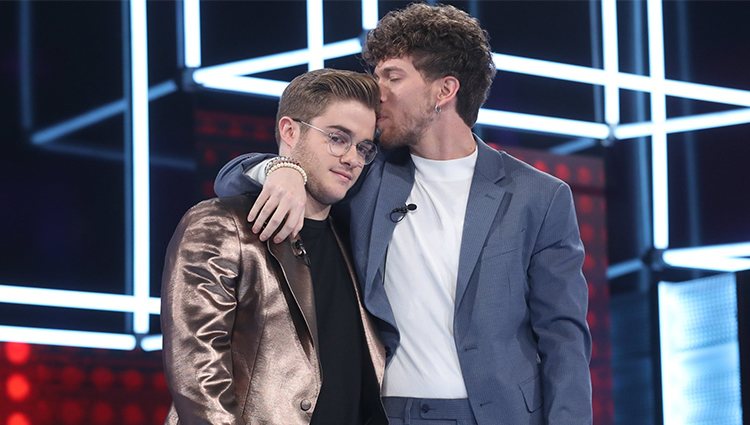 Gèrard y Jesús tras conocer su nominación en la gala 7 de 'OT 2020'