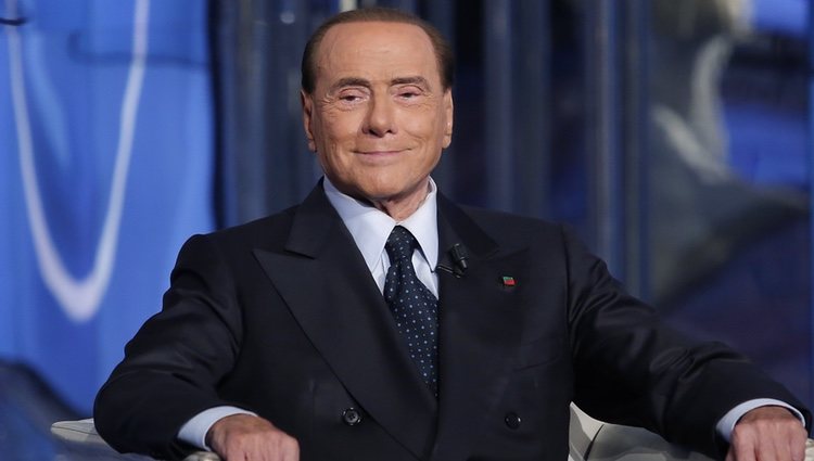 Silvio Berlusconi durante su intervención en un programa de televisión