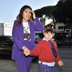 Chabelita Pantoja y su hijo Albertito en la fiesta de cumpleaños del pequeño