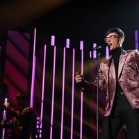 Flavio durante su actuación en la gala 8 de 'OT 2020'