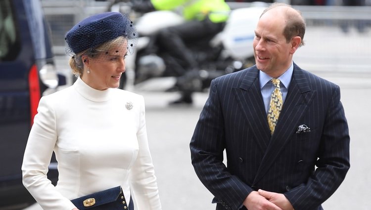 El Príncipe Eduardo y Sophie Rhys-Jones en el Día de la Commonwealth 2020