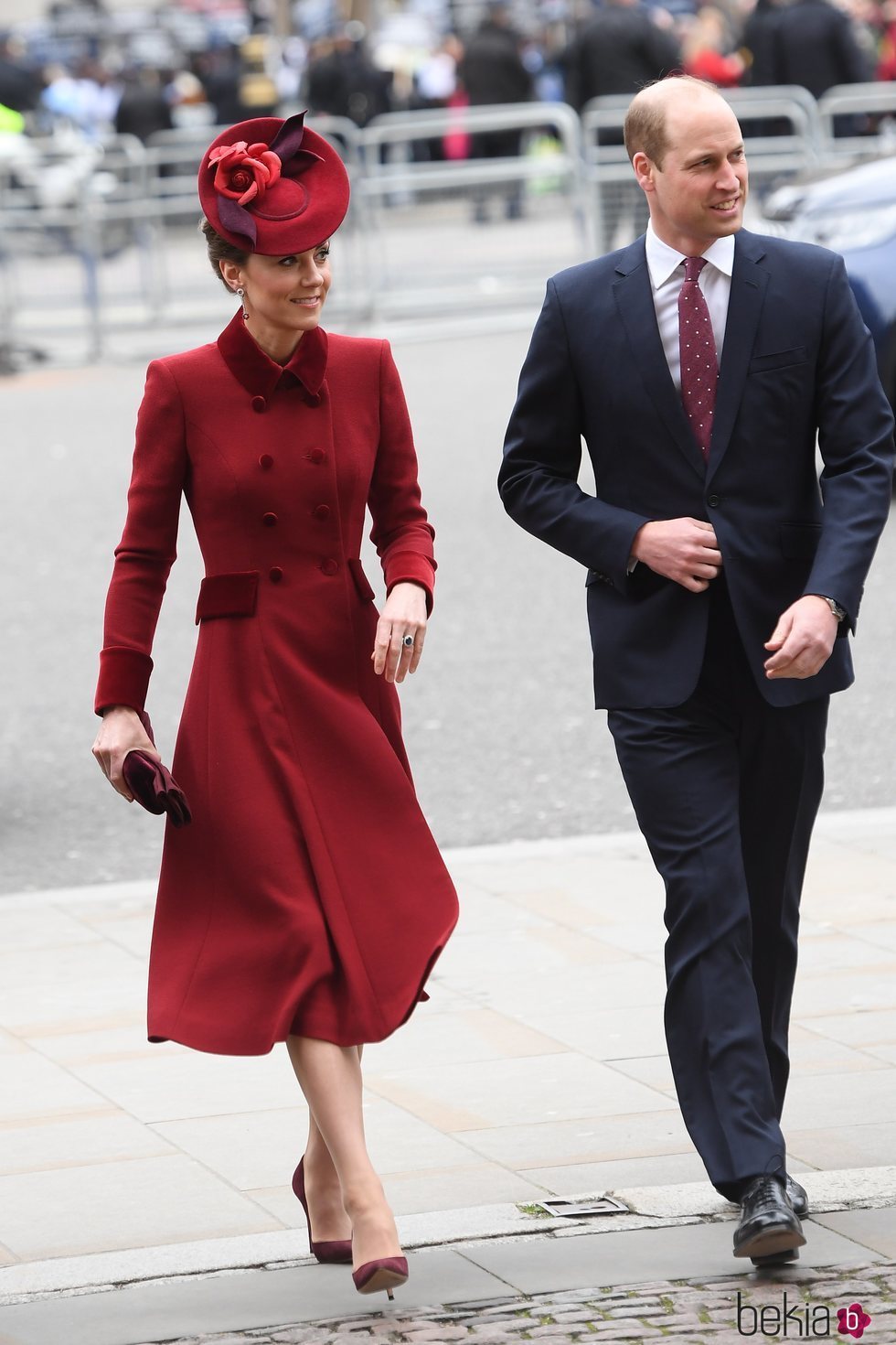 El Príncipe Guillermo y Kate Middleton en el Día de la Commonwealth 2020