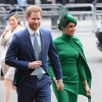 El Príncipe Harry y Meghan Markle en su último acto como miembros de la Casa Real Británica