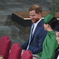 El Príncipe Harry y Meghan Markle bromean en el Día de la Commonwealth 2020