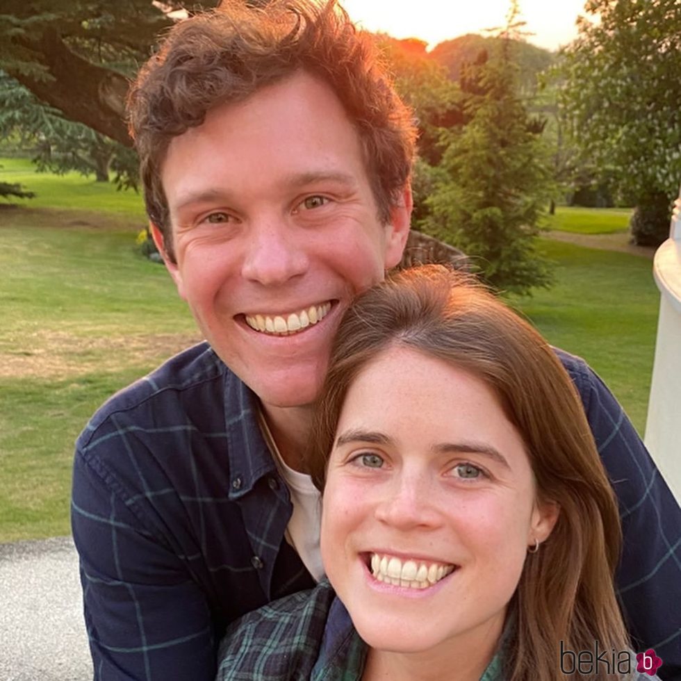 La Princesa Eugenia de York y Jack Brooksbank celebrando su décimo aniversario