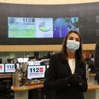 Los Reyes Felipe y Letizia visitan la Agencia de Seguridad y Emergencias Madrid 112