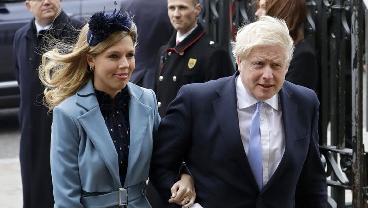 Boris Johnson y Carrie Symonds