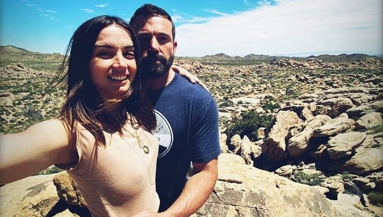 Ana de Armas y Ben Affleck celebrando el cumpleaños de la actriz