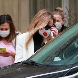 Ana Obregón con sus hermanas Celia y Amalia tras la muerte de Álex Lequio