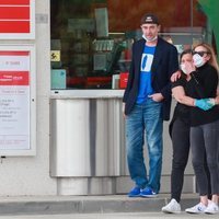 Alessandro Lequio, Ana Obregón y Celia García Obregón de camino a Madrid tras la muerte de Álex Lequio