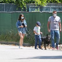 Ana de Armas de paseo con Ben Affleck y sus hijos