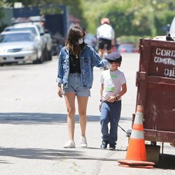 Ana de Armas paseando con un hijo de Ben Affleck