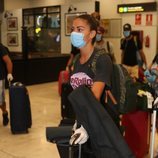 Lara Álvarez en el aeropuerto a su llegada de Honduras tras 'SV 2020'