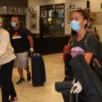 Lara Álvarez en el aeropuerto a su llegada de Honduras tras 'SV 2020'