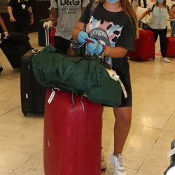 Rocío Flores y Albert Barranco llegando de Honduras tras 'SV 2020'