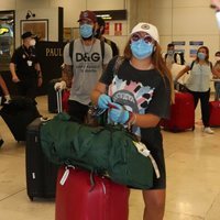 Rocío Flores y Albert Barranco llegando de Honduras tras 'SV 2020'