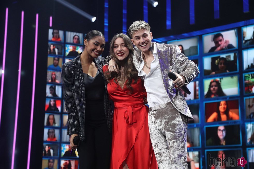 Nia, Eva y Hugo, tres primeros finalistas de 'OT 2020'