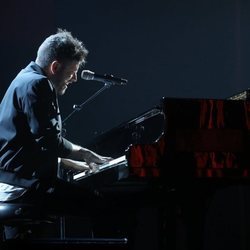 Pablo López cantando durante la gala 11 de 'OT 2020'