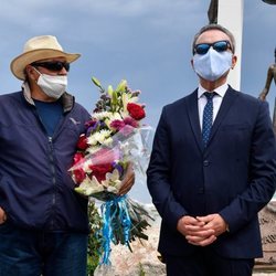 José Ortega Cano y Amador Mohedano en el homenaje a Rocío Jurado 14 años después de su muerte