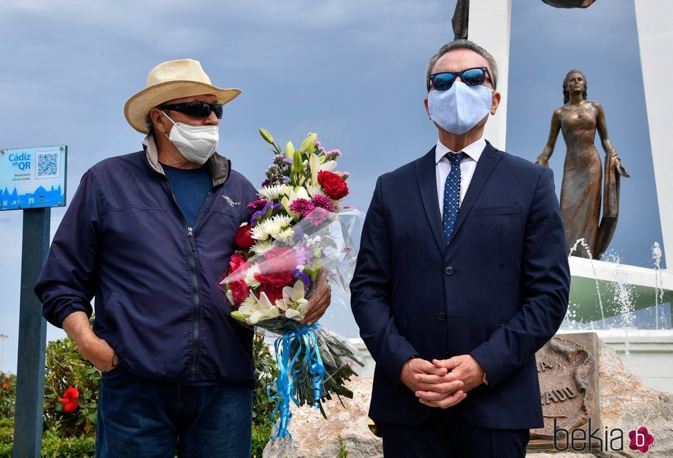 José Ortega Cano y Amador Mohedano en el homenaje a Rocío Jurado 14 años después de su muerte