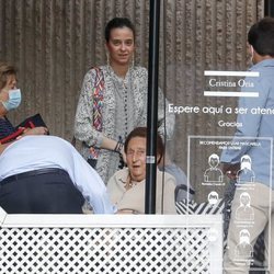 Victoria Federica y la Infanta Margarita en un almuerzo en Madrid