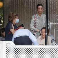 Victoria Federica y la Infanta Margarita en un almuerzo en Madrid