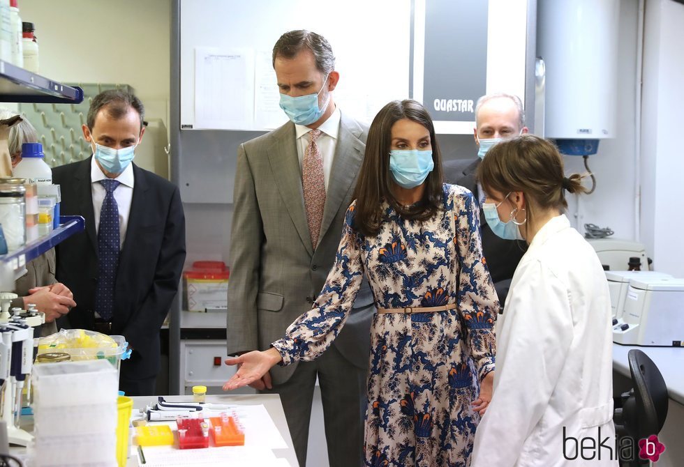 Los Reyes Felipe y Letizia en su visita al Museo de Ciencias Naturales