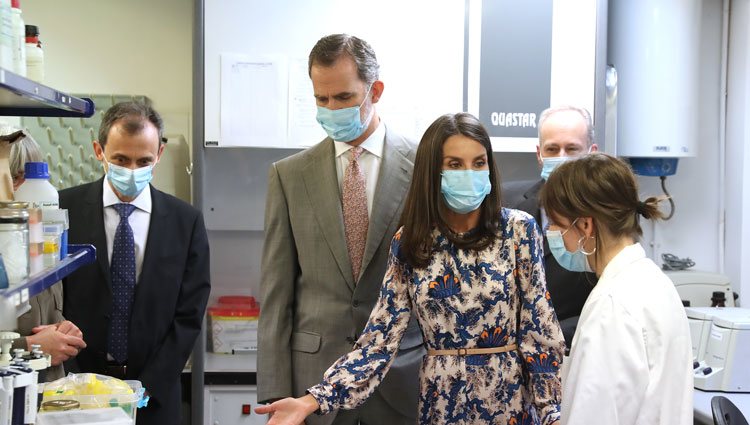 Los Reyes Felipe y Letizia en su visita al Museo de Ciencias Naturales