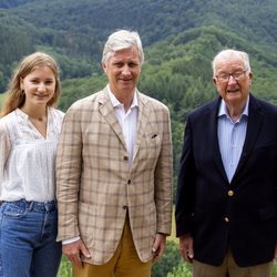 Isabel de Bélgica, Felipe de Bélgica y Alberto de Bélgica en Bouillon