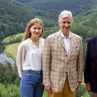 Isabel de Bélgica, Felipe de Bélgica y Alberto de Bélgica en Bouillon