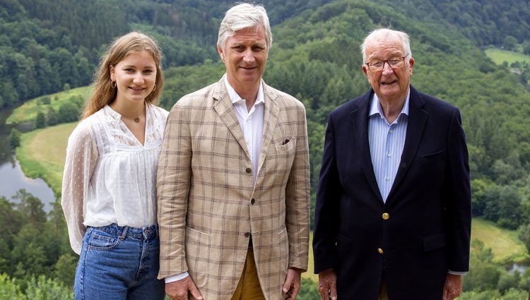 Isabel de Bélgica, Felipe de Bélgica y Alberto de Bélgica en Bouillon