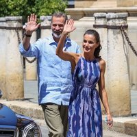 Los Reyes Felipe y Letizia en Sevilla durante su gira por España tras el final del estado de alarma