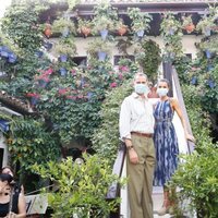 Los Reyes Felipe y Letizia en los Patios de Córdoba