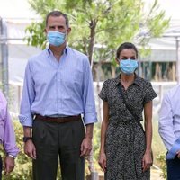 Los Reyes Felipe y Letizia visitando ASPADEC en Cuenca