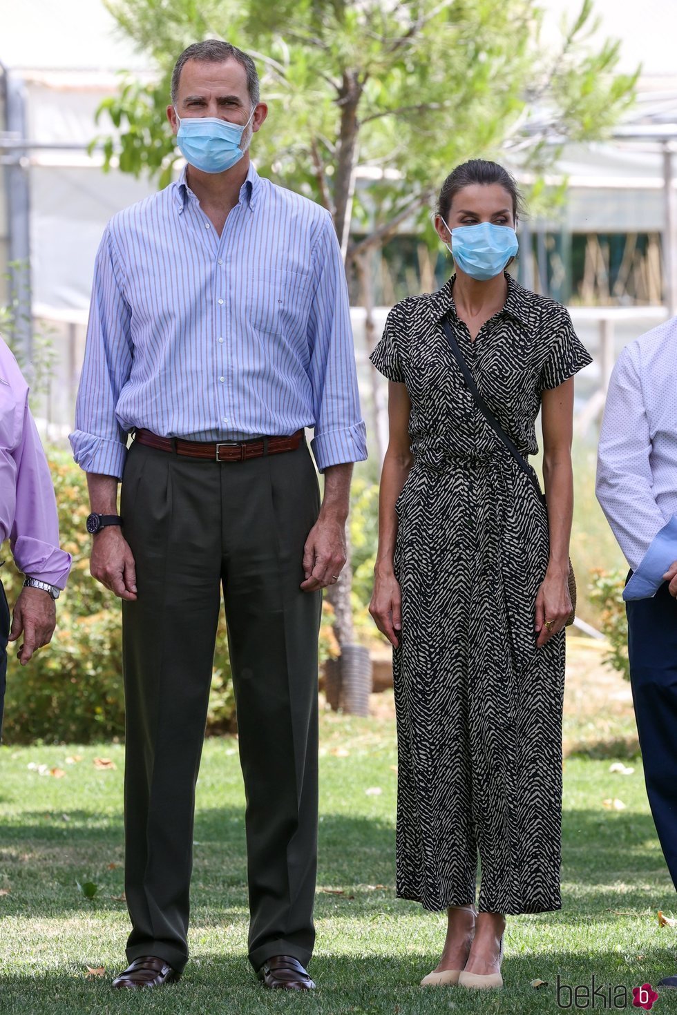 Los Reyes Felipe y Letizia visitando ASPADEC en Cuenca