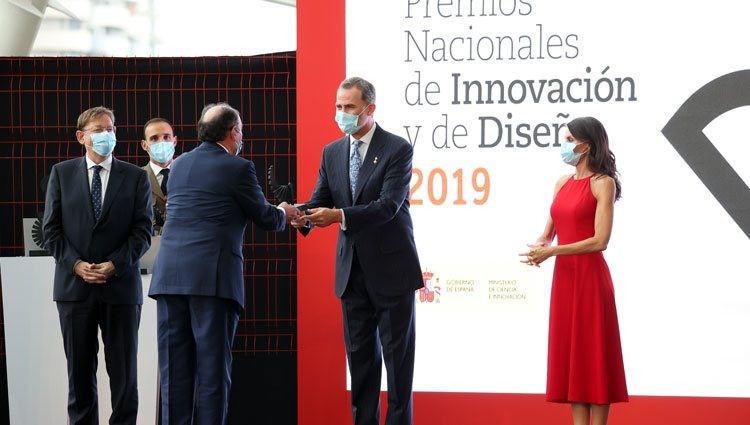 Los Reyes Felipe y Letizia en Valencia en los Premios Nacionales de Innovación y Diseño 2019