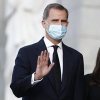 Los Reyes Felipe y Letizia en el funeral por las víctimas del coronavirus