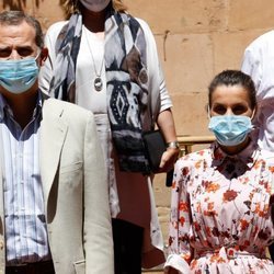 Los Reyes Felipe y Letizia visitando Soria en su tour por España