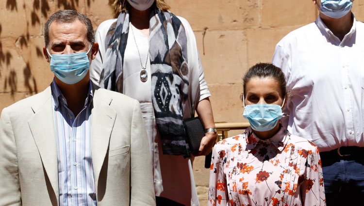 Los Reyes Felipe y Letizia visitando Soria en su tour por España