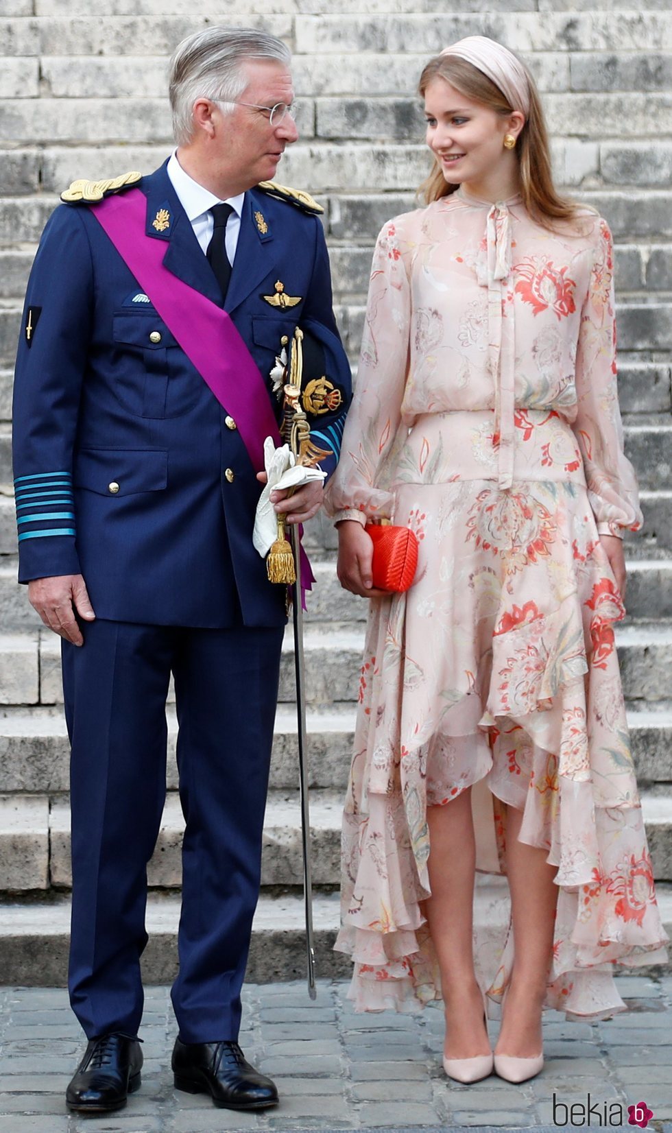 El Rey Felipe de Bélgica y la Princesa Isabel el Día Nacional de Bélgica 2020