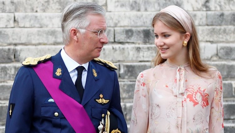 El Rey Felipe de Bélgica y la Princesa Isabel el Día Nacional de Bélgica 2020