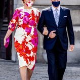 Los Reyes Felipe y Matilde en el desfile del Día Nacional de Bélgica 2020